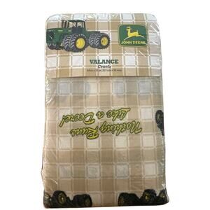 Vintage John Deere Valance 84 x15 inches